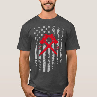 Camiseta Deportes de invierno patrióticos de la bandera est