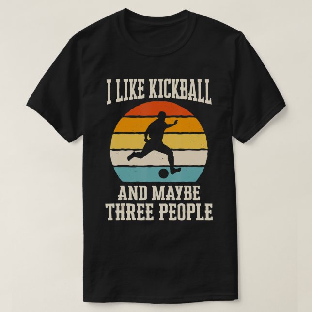 Camiseta Deportes de Kickball (Diseño del anverso)