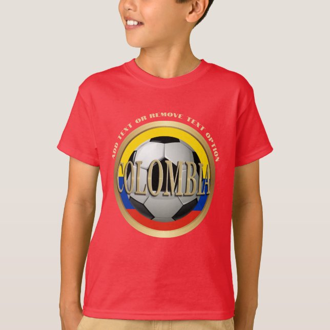 Camiseta Deportes de la pelota de fútbol de Colombia (Anverso)