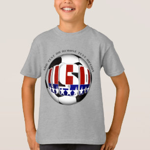 Camiseta Deportes de la pelota de fútbol de Estados Unidos