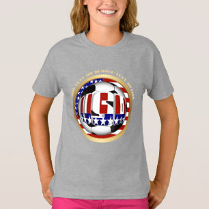 Camiseta Deportes de la pelota de fútbol de Estados Unidos