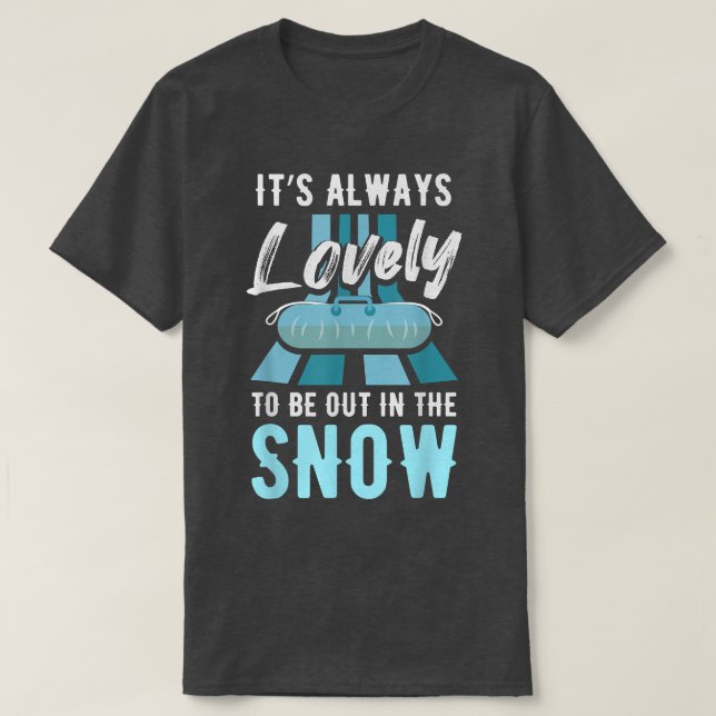 Camiseta Deportes de los tubos de nieve (Diseño del anverso)