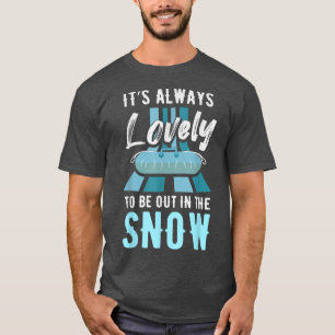 Camiseta Deportes de los tubos de nieve