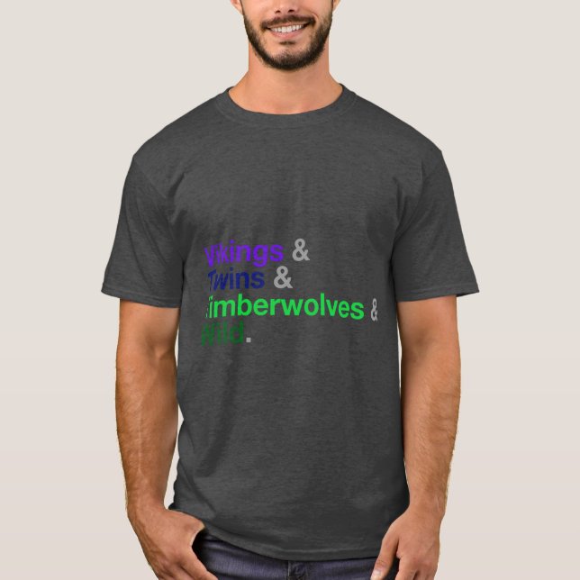 Camiseta Deportes de Minnesota (Anverso)