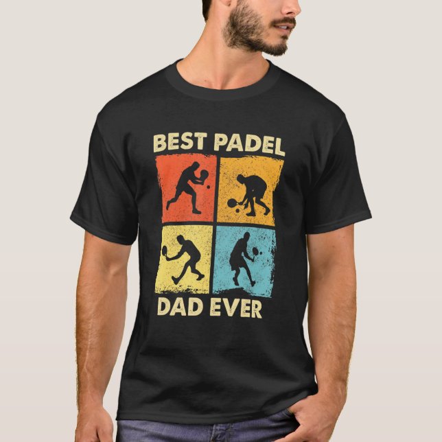 Camiseta Deportes De Padel Para Mens Padel Player (Anverso)