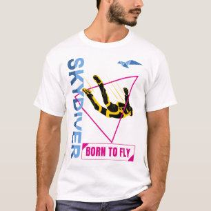 Camiseta Deportes de paratridismo, paracaidista