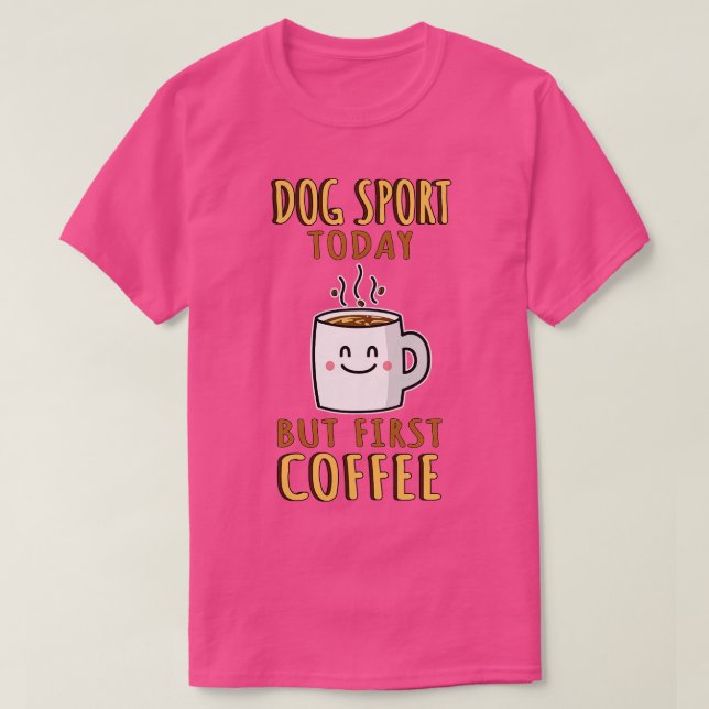 Camiseta Deportes de perro de Cute (Diseño del anverso)