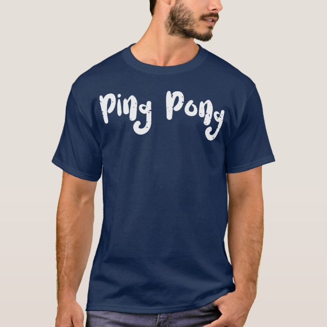 Camiseta Deportes de Ping Pong (Anverso)
