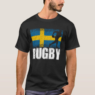Camiseta Deportes de rugby, Bandera de Suecia, jugador de r