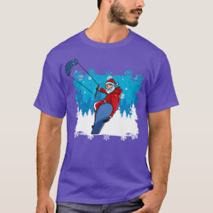 Camiseta Deportes de Santa Claus Snow Kite