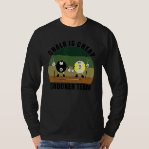 Camiseta Deportes de taco Billar en equipo Tiza es Barato S