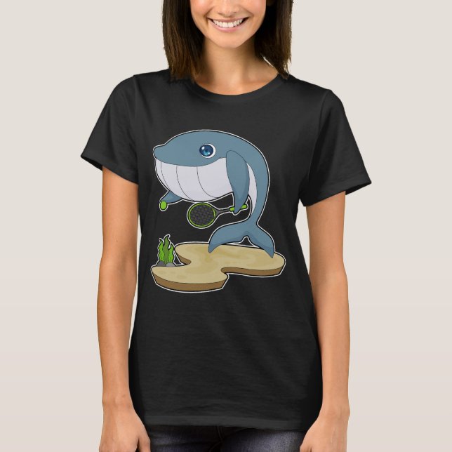 Camiseta Deportes de tenis de ballena (Anverso)