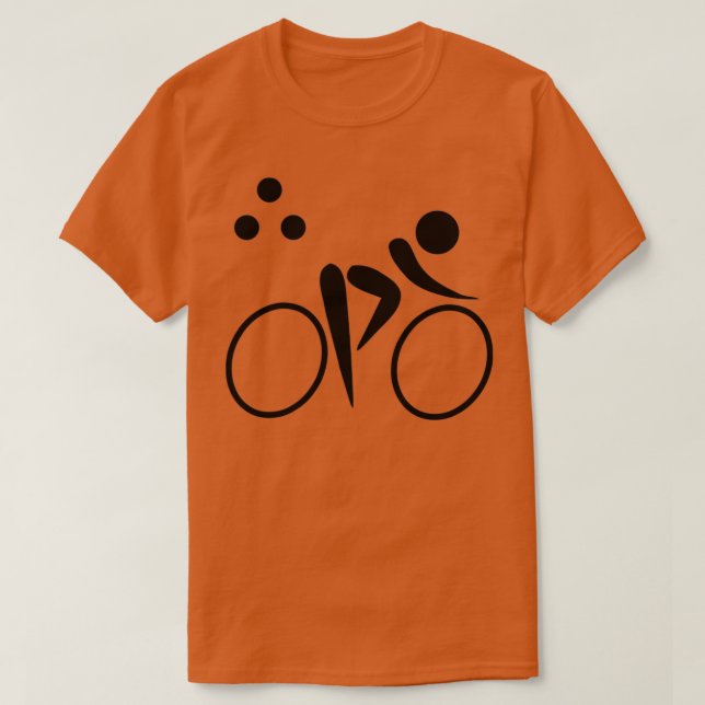 Camiseta Deportes de verano de Triathlon (Diseño del anverso)
