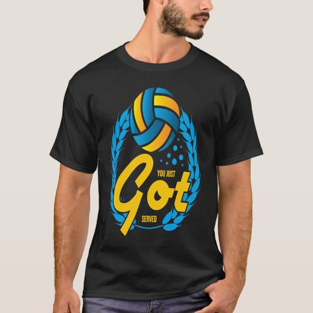 Camiseta Deportes de voleibol que te sirven (Anverso)