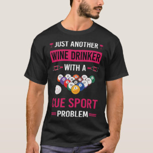 Camiseta Deportes de Wine Drinker Cue