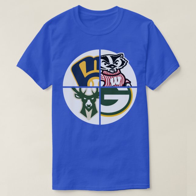 Camiseta Deportes de Wisconsin (Diseño del anverso)