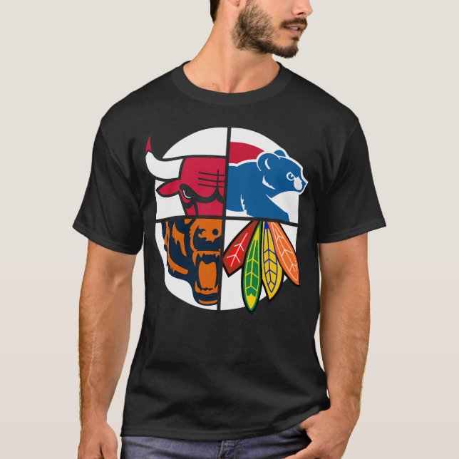 Camiseta Deportes del Northside de Chicago (Anverso)