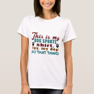 Camiseta Deportes del perro