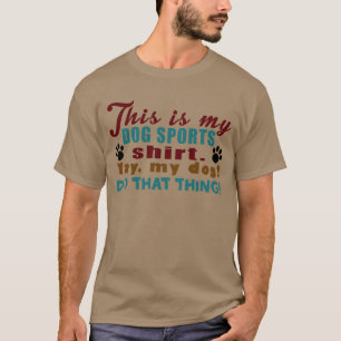Camiseta Deportes del perro