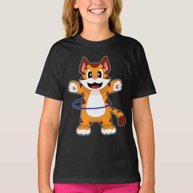 Camiseta Deportes deportivos de gimnasia de tigres (Anverso)