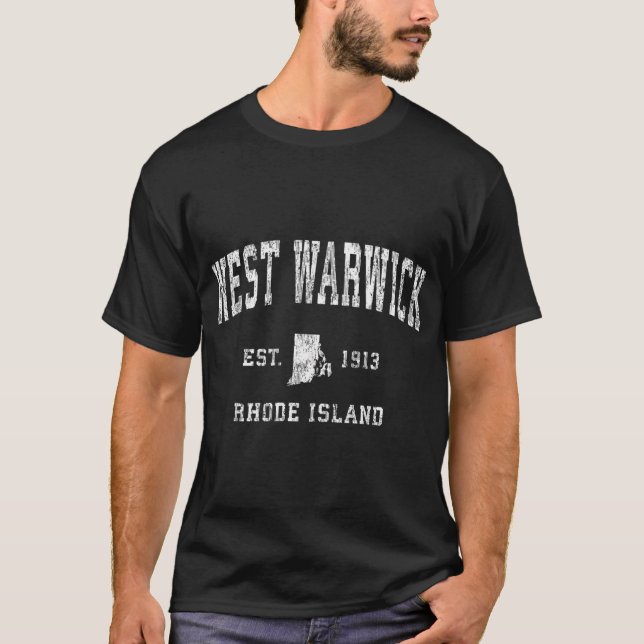 Camiseta Deportes deportivos de la Isla Rhode de Warwick We (Anverso)