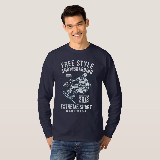 Camiseta Deportes deportivos Freestyle Snowboarding 2018 Ex (Anverso completo)