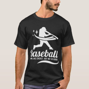 Camiseta Deportes Divertidos Béisbol Cricket