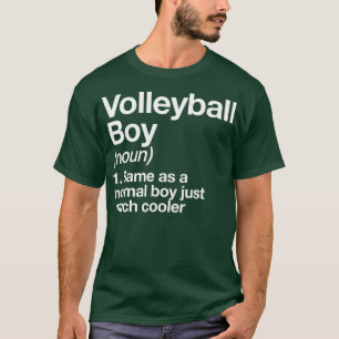 Camiseta Deportes divertidos de la definición del niño vole
