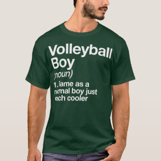 Camiseta Deportes divertidos de la definición del niño vole