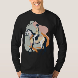 Camiseta Deportes ecuestres de equitación en Dressage