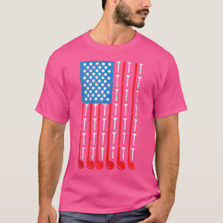 Camiseta Deportes en el Club de Golf Bandera Americana