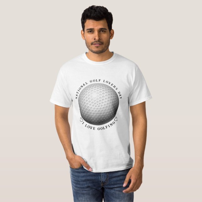 Camiseta Deportes en el Día Nacional del Golf (Anverso completo)