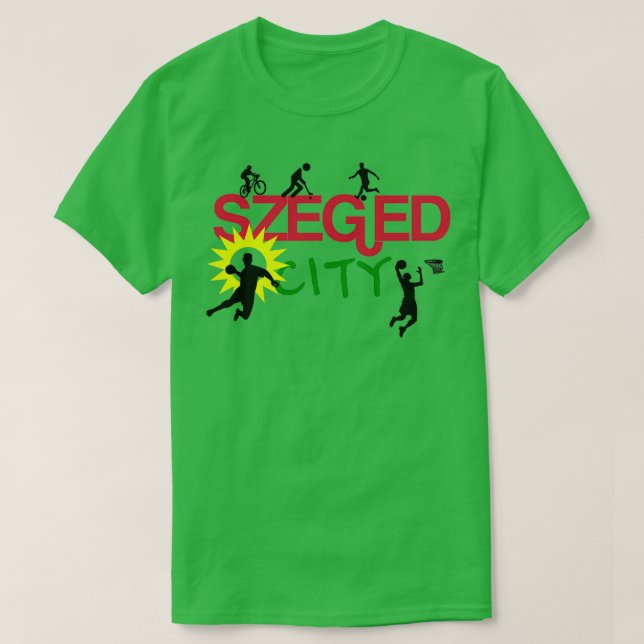 Camiseta Deportes en mosaico (Diseño del anverso)