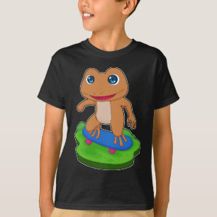 Camiseta Deportes en patineta de esquí de rana