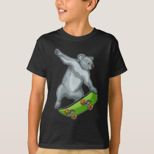 Camiseta Deportes en Skateboard Koala