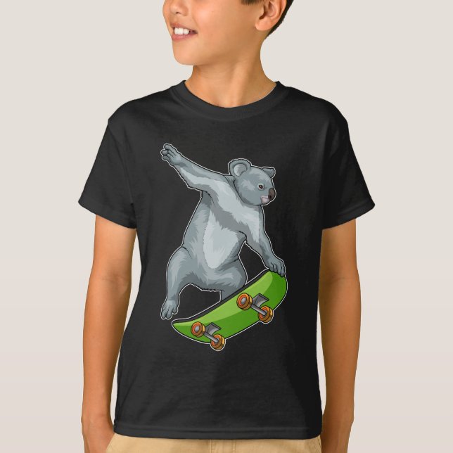 Camiseta Deportes en Skateboard Koala (Anverso)