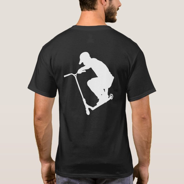 Camiseta Deportes extragrandes de motos de piedra (Reverso)