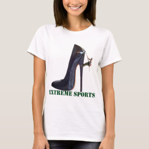Camiseta Deportes extremos divertidos - Escalada de zapatos