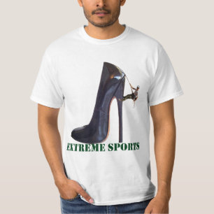 Camiseta Deportes extremos divertidos - Escalada de zapatos