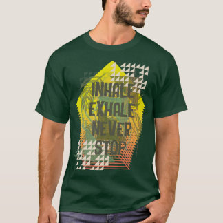 Camiseta Deportes Fitness Entrenamiento Gimnasio Inhale Eha