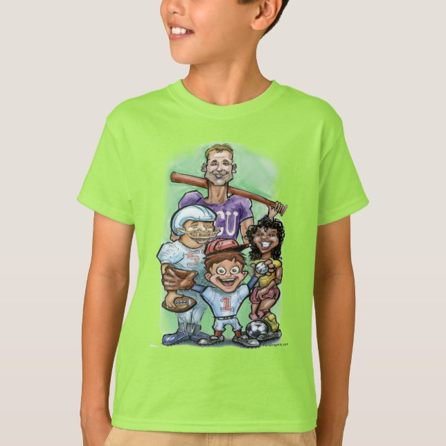 Camiseta Deportes juveniles (Anverso)