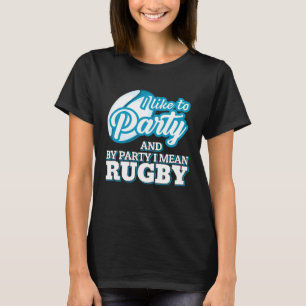 Camiseta Deportes Me Gusta Fiesta Significado Jugar Rugby P