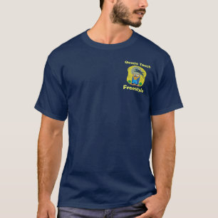 Camiseta Deportes musicales del perro de la costa oeste