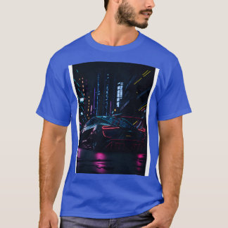 Camiseta Deportes oscuros en ciudad japonesa