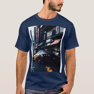 Camiseta Deportes oscuros en la ciudad japonesa 3