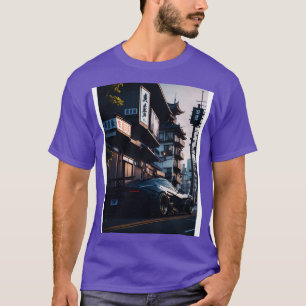 Camiseta Deportes oscuros en la ciudad japonesa 4