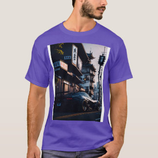 Camiseta Deportes oscuros en la ciudad japonesa 4