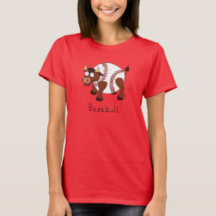 Camiseta Deportes Personalizados Infantiles Cute de Béisbol