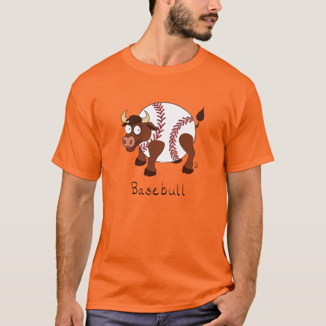 Camiseta Deportes Personalizados Infantiles Cute de Béisbol (Anverso)