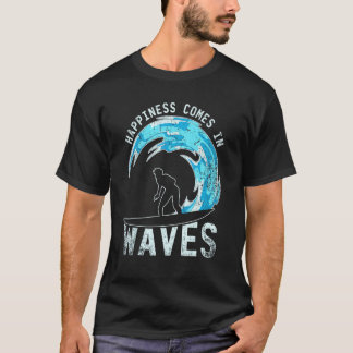 Camiseta Deportista Acuático Deporte Océano Olas Tabla De S